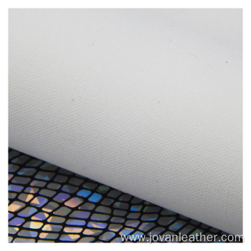 Glitter Faux Fabric Leather Sheet Synthetic Leather